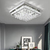 Cool White 40cm Modern Crystal Chandelier LED Ceiling Light Fixture Flush Mount