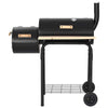 Classic Charcoal BBQ Offset Smoker Outdoor Garden Picnic Barbecue Grill