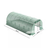 Walk-in Tunnel Greenhouse Gardening Planting Shed Door Window Vents Polytunnel