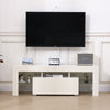 130cm High Gloss TV Stand Cabinet With LED Up to 65in TV with Shelves and Drawer