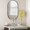 XL Round/Arched/Square Metal Frame Mirror Industrial Wall Vanity Makeup Bathroom