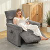 Power Recliner Armchair with Quiet Motor, Massage Reclining Chair, Grey