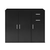 Sideboard Cabinet Cupboard Unit Storage Furniture With Drawers & Doors 4 Colors