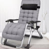 Outdoor Reclining Zero Gravity Chair Extra Wide Adjustable Garden Sun Lounger UK