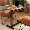 Mobile Over Bed Chair Table Hospital Overbed Height Adjustable Laptop Tray Stand