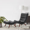 Huge Egg Chair Banana Sofa Armchair with Stool for Bedroom Living Room Fireside