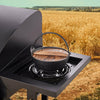 Cast Iron Casserole Dish Pot Pan Cooked Camping Stew Dutch Oven Stockpot Skillet
