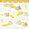 Set of 5 Toddler Triangle Climber w/ 2 Triangle Ladders-Colorful