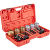Press and Pull Sleeve Kit Bush Bearing Removal Kit 26PCS 45# Steel w/Case
