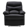 LEATHER/VELVET MANUAL ADJUSTABLE RECLINER ARMCHAIR LOUNGE CHAIR RECLINING GAMING