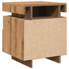 Bedside Cabinet with LED Lights Artisan Oak 40x39x48.5 cm