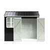 Metal Garden Shed Outdoor Storage Shed Patio Yard Tool Shed Galvanised Steel