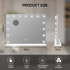 15 Bulb Hollywood Mirror LED Lighted Makeup Mirror w/RGB Light Strip