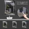 Bathroom Mirror Cabinet w/ LED Shelves Storage Illuminated Lights Wall Mounted