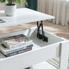 Wooden Coffee Table With Storage Lift Top Up Drawer Shelf Living Room Furniture