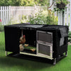 Stainless Steel Chicken Coop Poultry Duck Cage Rabbit Bird Cage House with Cover