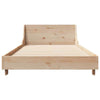 Bed Frame with Headboard 90x190 Solid Wood Pine F2W4