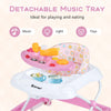 Foldable Baby Walker Toddler Activity Center Push Walker w/3 Adjustable Heights