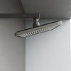 Square Thermostatic Shower Mixer Gunmetal Grey Electronic Disaplay Piano Keys