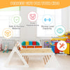 Toddlers 3 in 1 Climbing Toy Set 3 Piece Triangle Ladders and Ramp Sliding Toy