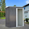 Metal Galvanized Steel Garden Shed Outdoor Bike Storage House Tool Sheds Roof