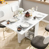 Mobile Drop Leaf Dining Table Folding Desk SpaceSaving Kitchen Storage Breakfast