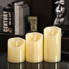 3 OR 5PCS LED Flameless Candles Remote Flickering Pillar Timer Battery Operated