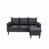 Luxury 3 Seater Corner Sofa Armchair Settee Couch with Footstool Living Room