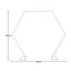 Round/Oval/Square Wedding Arch Stand Birthday Party Backdrop Flower Balloon Deco
