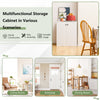 2-Door Modern Storage Cabinet Freestanding Buffet Cabinet Storage Organizer