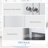 Corner Bathroom Cabinet Freestanding Bathroom Storage Unit, Open Shelves, White