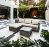 Rattan Garden Furniture Set Seater Wicker Patio Lounge Sofa Chair Table Cushion