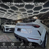 14 x Hexagon LED Lighting Car Detail Home Garage Workshop Retail Lighting Barber