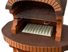 Masonry BBQ barbecue garden grill fireplace wood and charcoal cooking massive
