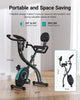 MERACH 4 in 1 Foldable Stationary Exercise Bike with Exclusive APP for Home Gym