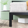 Single Metal Bed - 3ft Metal Platform Bed Frame Inc Headboard Footboard