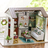 DIY Miniature Dollhouse Kit Realistic Mini 3D Wooden House Room Craft For Gift