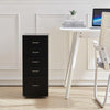 Metal 5 Drawers Filing Pedestal Cabinet Mobile Under Desk Office Chest of Drawer