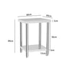 Stainless Steel Commercial Catering Table Work Bench Food Prep Kitchen Shelf UK