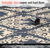 Heavy Duty Office Chair Mats for Carpeted and Hardwood Floor 120 x 90cm 40-2-151