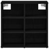 Shoe Cabinets 2 pcs Black Oak 52.5x30x50 cm