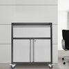 Lockable Mobile Office Storage Metal Filing Cabinet File Organisation wit 2 Keys