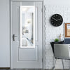 Wall Mounted Mirrored Jewelry Cabinet Door Hanging Jewelry Armoire Xmas Gift