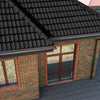 5pcs Galvanized Metal Asphalt Roof Tiles Sheds Garages Roofing Felt Shingles UK