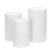 3PCS Metal Plinth Cylinder Dessert Pedestal Wedding Cake Flower Display Stand UK