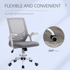 Mesh Home Office Chair Swivel Task Computer Desk Chair w/ Lumbar Support, Grey