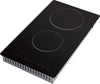 59cm Ceramic Hob in Black - Touch Controls - 4 Cooking Zones - Bulit-In Worktop