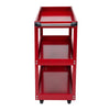 Heavy Duty Metal 3 Tray Tool Storage Cart Workshop Garage Mobile Tool Trolley UK