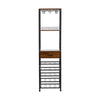 MultiTier Wood 20 Bottles Wine Display Shelves Storage Holder Free Standing Rack