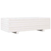Garden Planter White 90x40x26.5 Solid Wood Pine V0H9